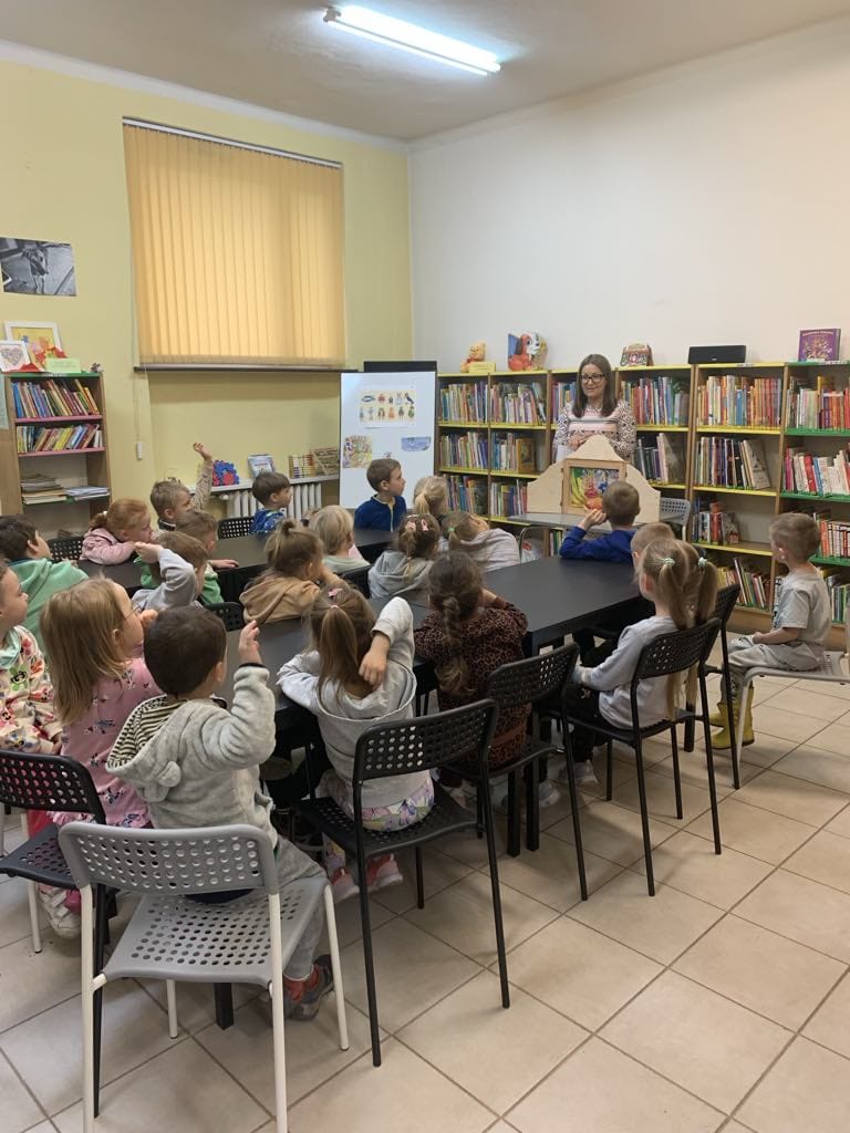 Misie z wizytą w bibliotece