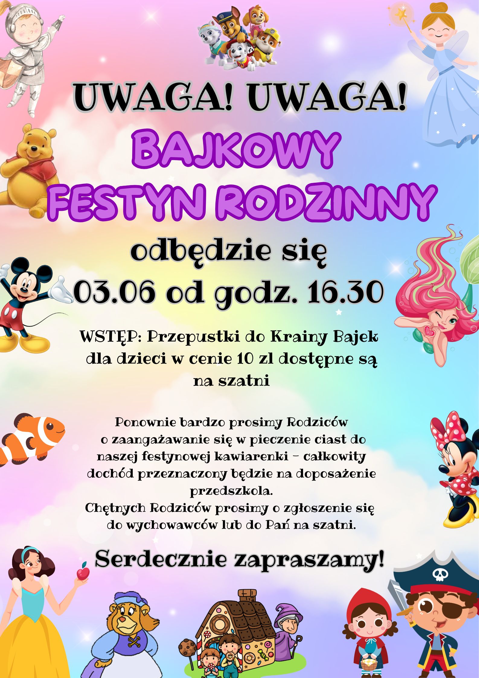 NOWY TERMIN FESTYNU RODZINNEGO