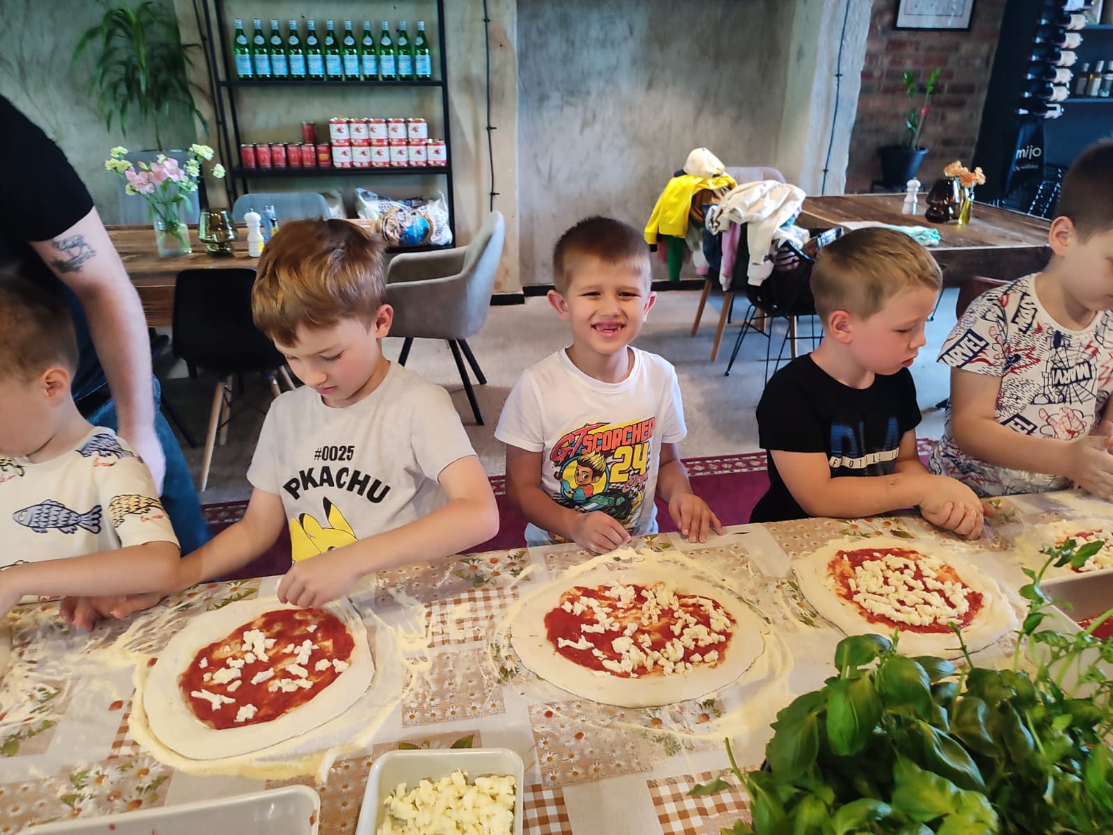 Warsztaty kulinarne Słoneczek w Mijo Pizza