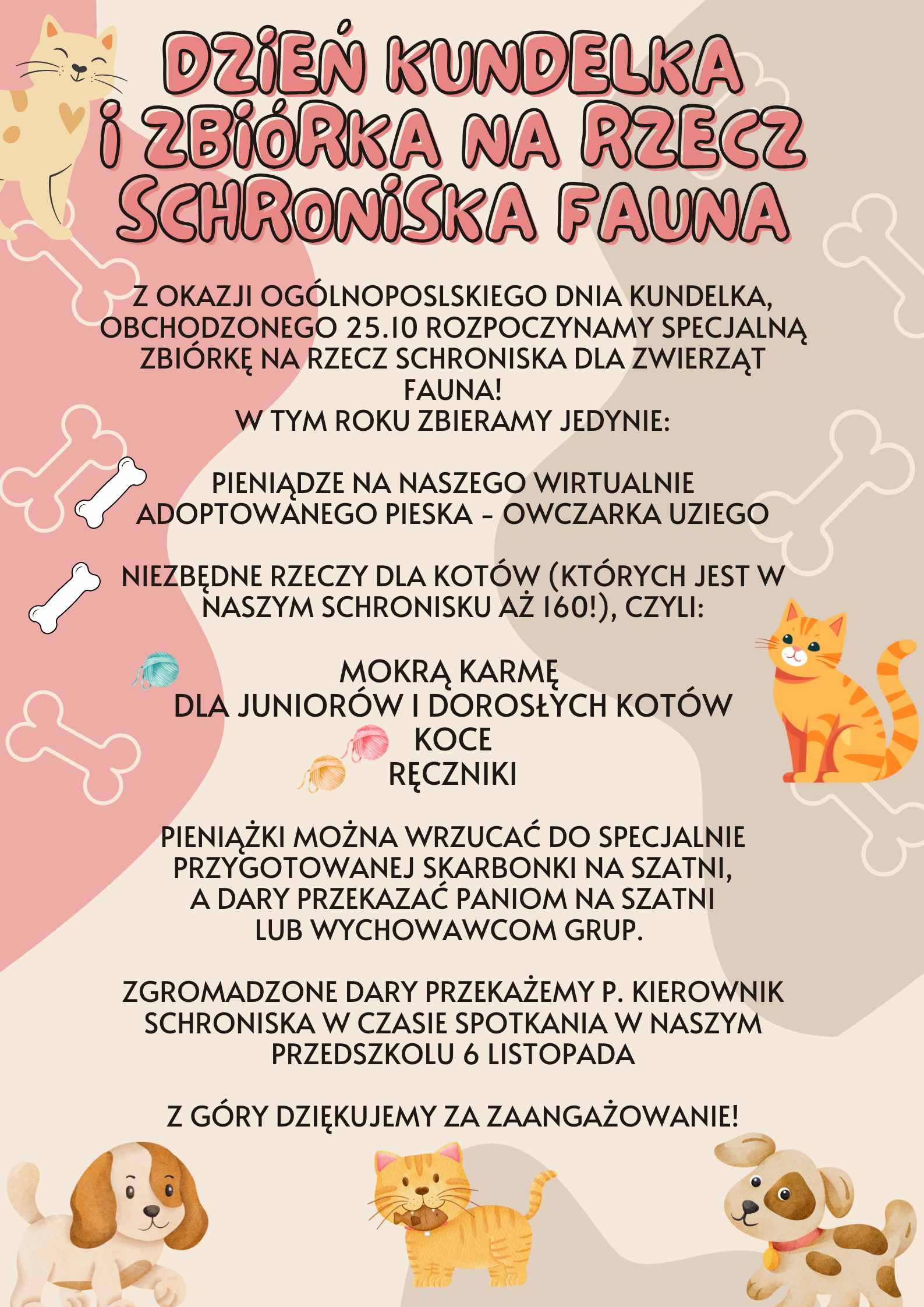 Dzień Kundelka i zbiórka na rzecz Schroniska dla Zwierząt Fauna