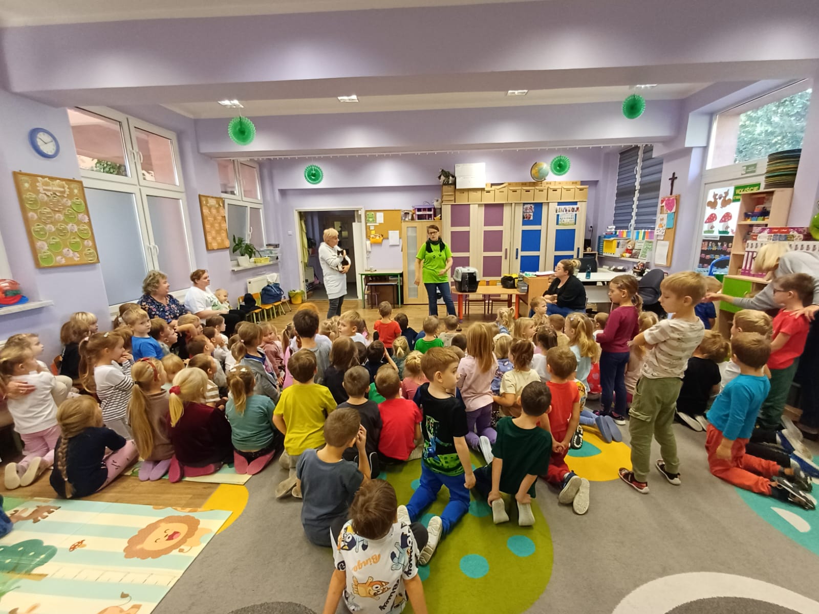 Odwiedziny przedstawicielki schroniska Fauna